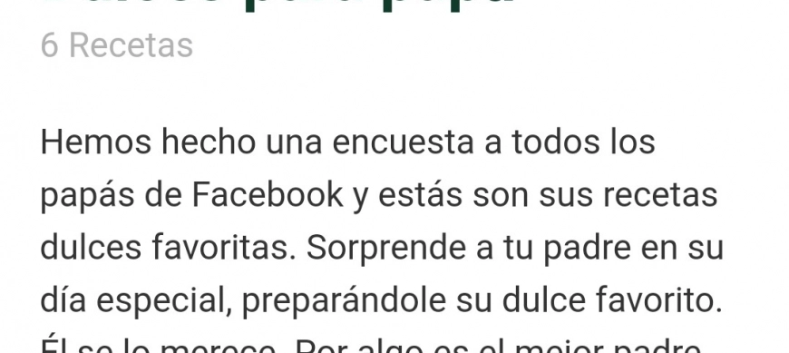 Nuevo libro en COOKIDOO, DIA DEL PADRE