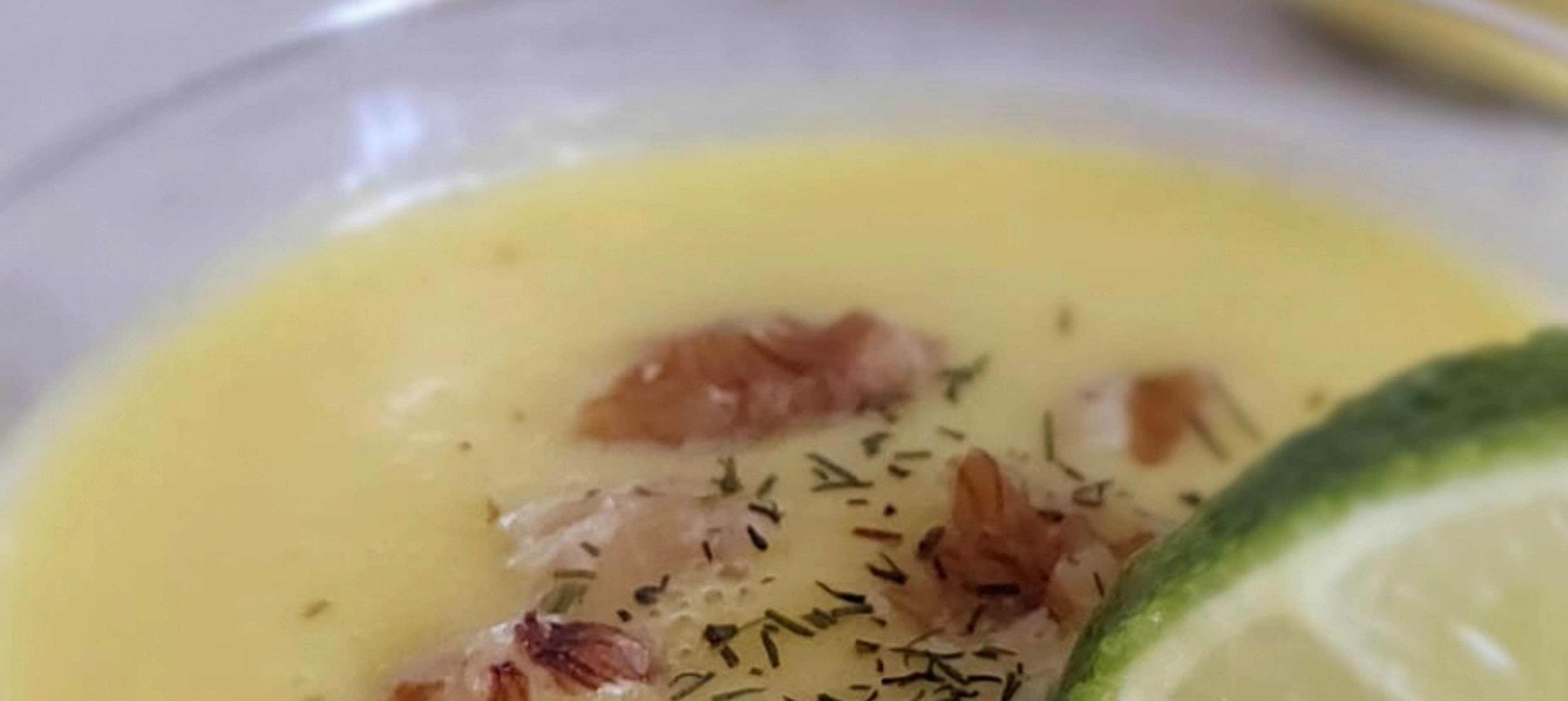 Gazpacho de piña y pepino con Thermomix®