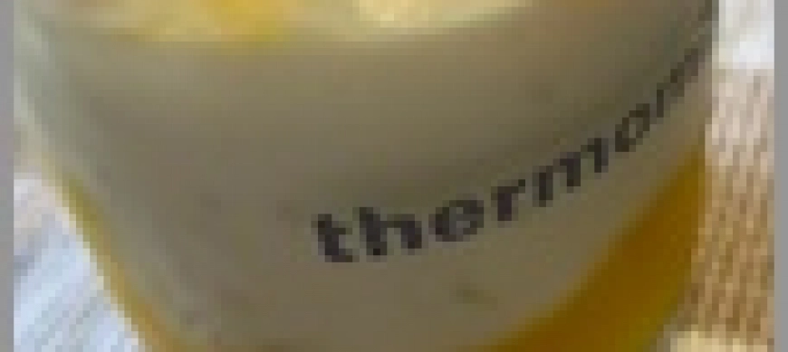 Arroz con leche de coco y mango