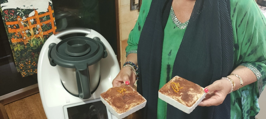 Tiramisú de naranja