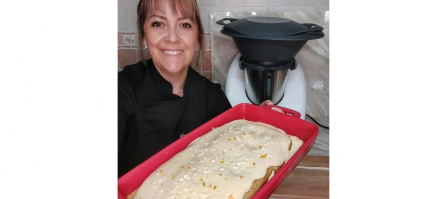 Tiramisú de naranja sin gluten con Thermomix®