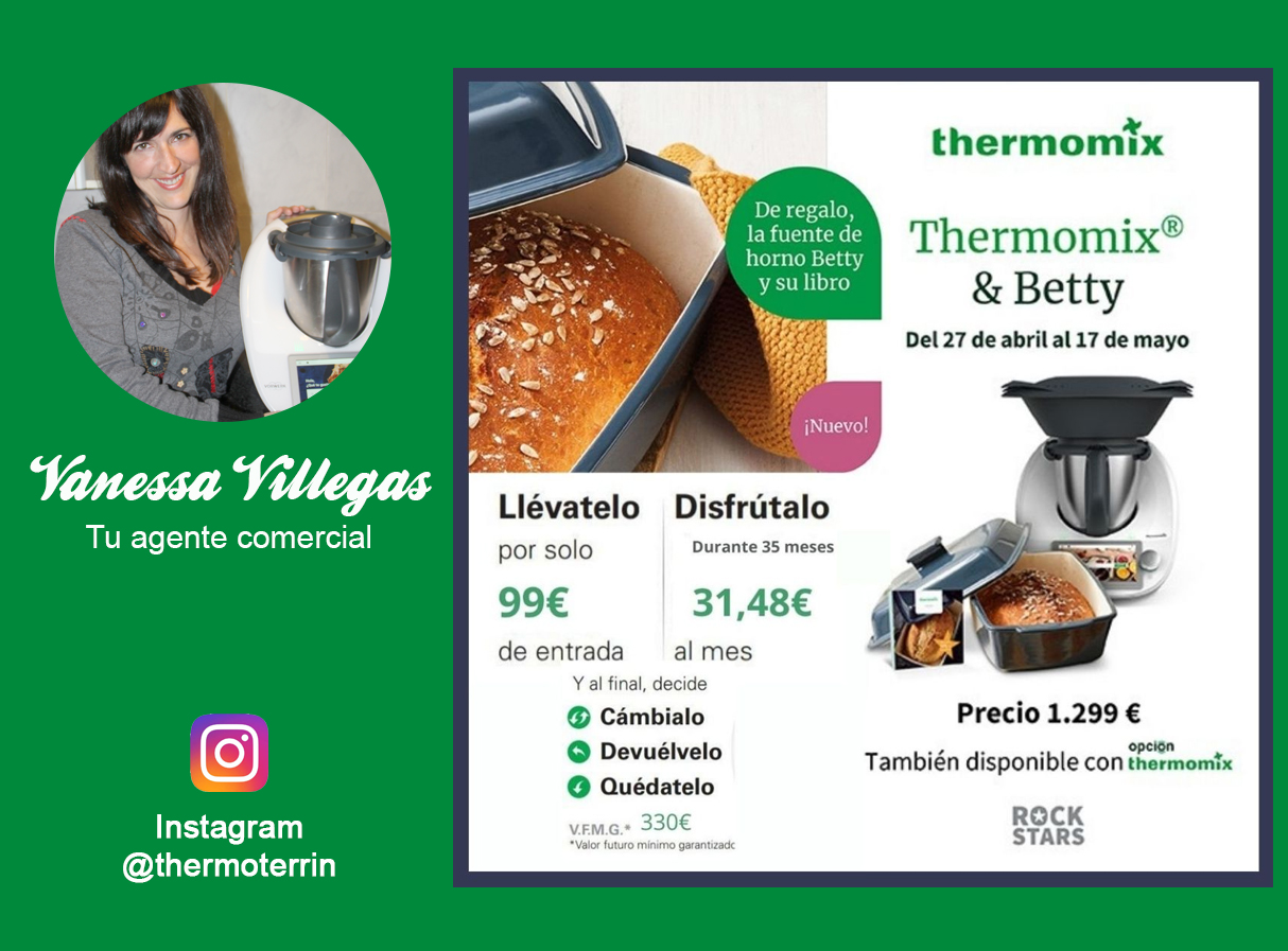 Comprar Thermomix® - Estupendo Regalo totalmente gratis Betty de Rock stars  - Noticias Blog - Blog de VANESSA VILLEGAS TERRIN de Thermomix® Tarragona