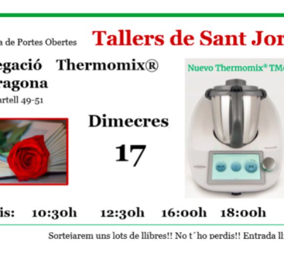 Thermomix® PORTES OBERTES SANT JORDI