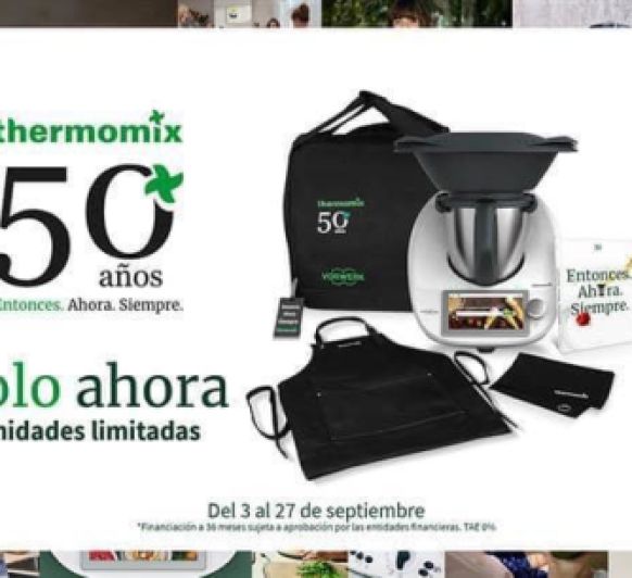 50 ANYS DE Thermomix® , amb una edició ÚNICA i SUPER ESPECIAL. TRIPLE 0
