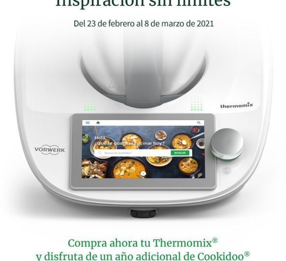 Inspiración sin límites + 12 meses cookidoo gratis