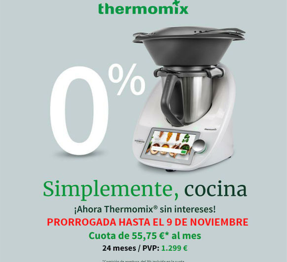 Compra tu Thermomix® Tm6 al 0%